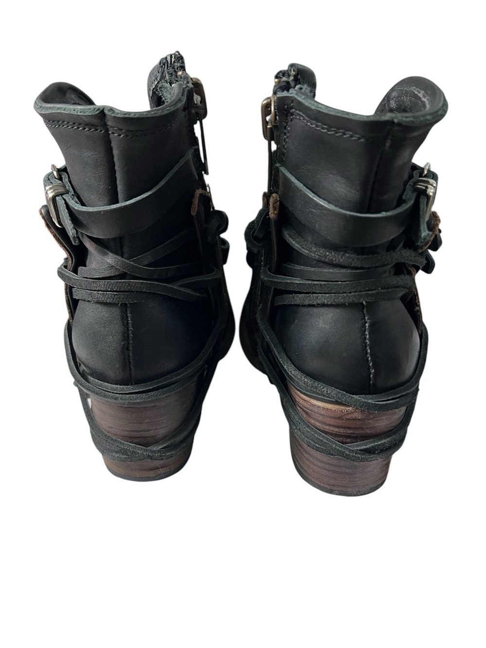 Freebird by Steven CRUE Women's Size US 7 Distressed Ankle Leather Boots - Picture 6 of 6
